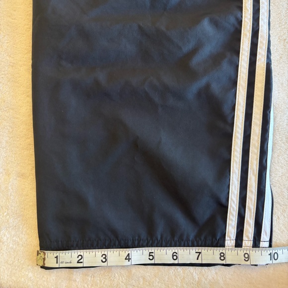 Adidas Black Joggers with White Stripes - Picture 3 of 10